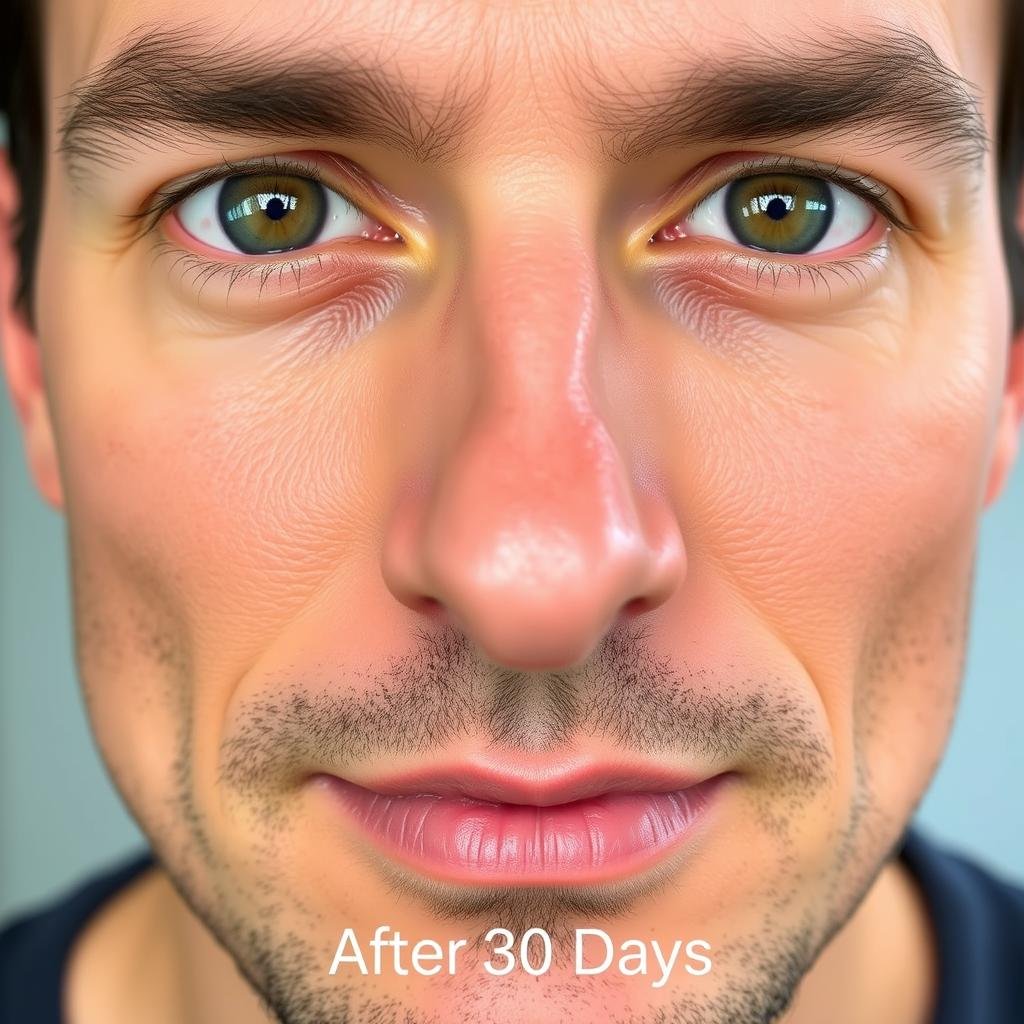 After image: Same man with hydrated, healthy skin after 30 days of CeraVe use After image: Same man with hydrated, healthy skin after 30 days of CeraVe use