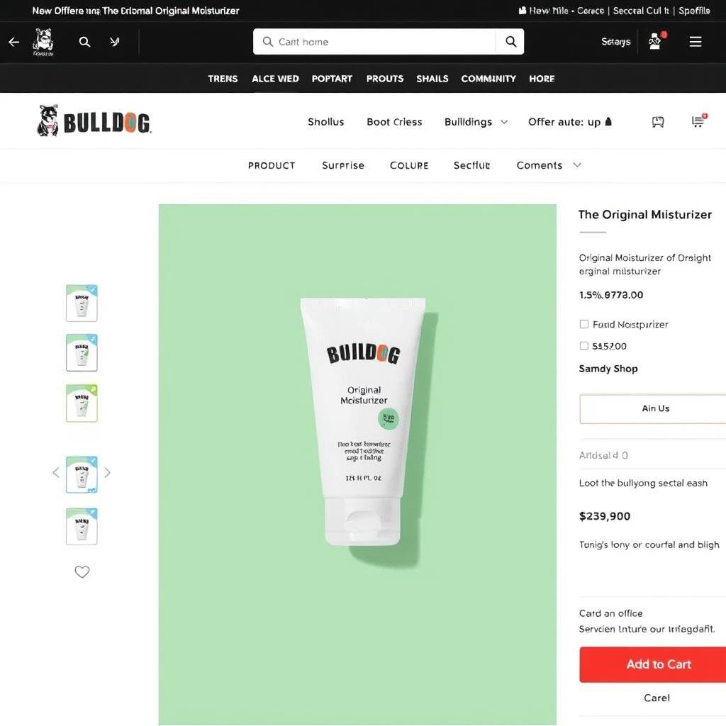 Bulldog Original Moisturizer on official website Bulldog Original Moisturizer on official website