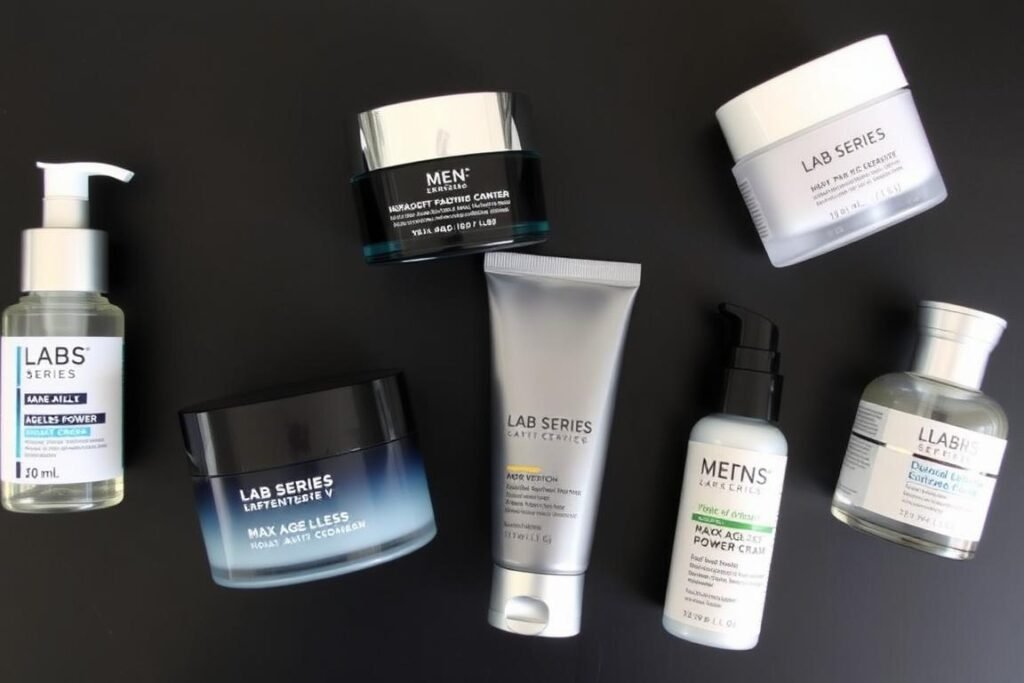 Comparison of Lab Series Max Age-Less Power V with alternative anti-aging creams for men