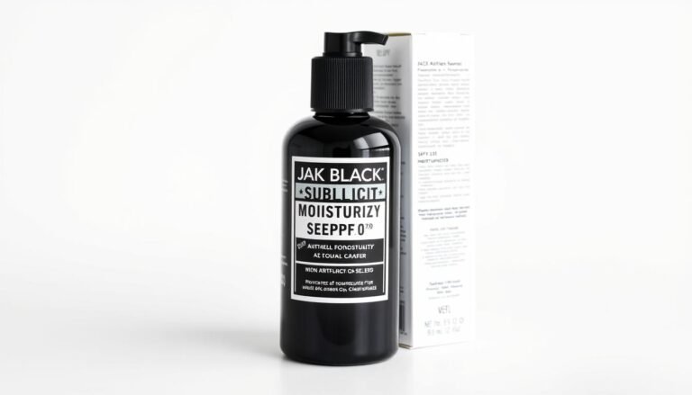 Jack Black Double-Duty Face Moisturizer bottle and packaging with SPF 20 label clearly visible