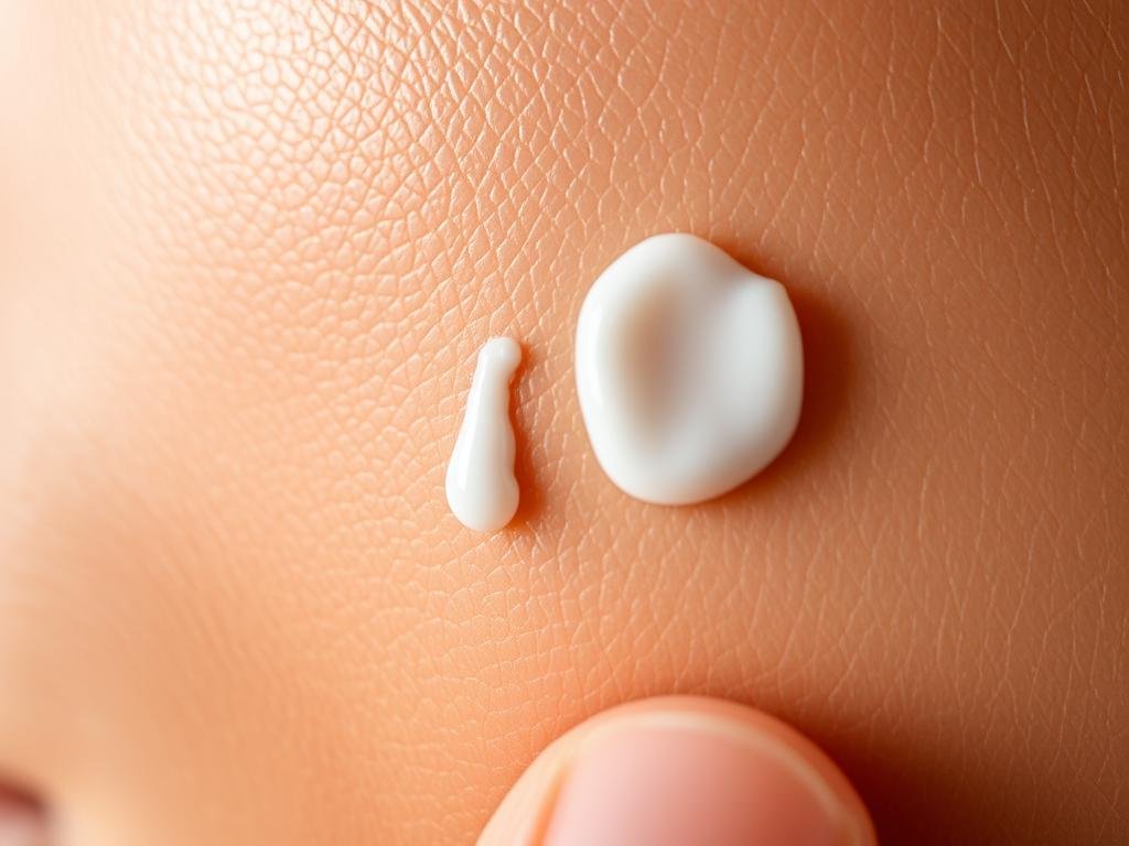 Jack Black Double-Duty Face Moisturizer texture shown on skin, demonstrating its lightweight consistency