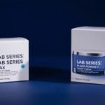 Lab Series Max Age-Less Power V cream jar with luxurious packaging