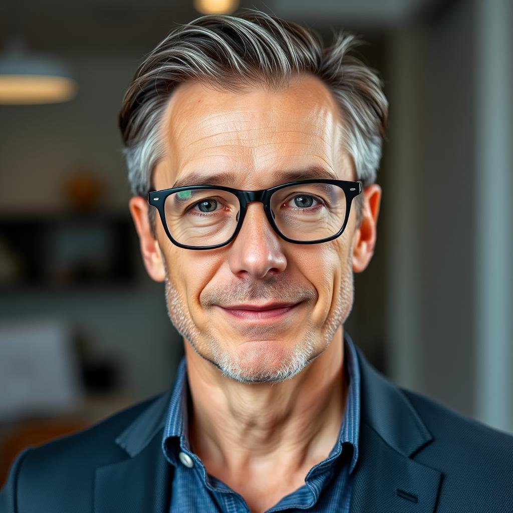 Portrait of Robert, 48, architect Portrait of Robert, 48, architect