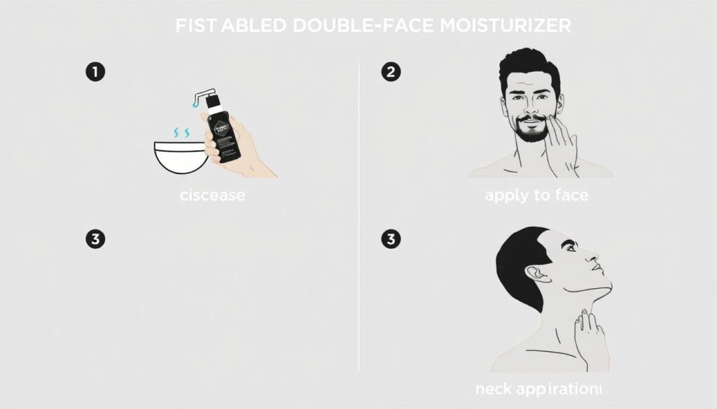 Step-by-step application guide for Jack Black Double-Duty Face Moisturizer Step-by-step application guide for Jack Black Double-Duty Face Moisturizer