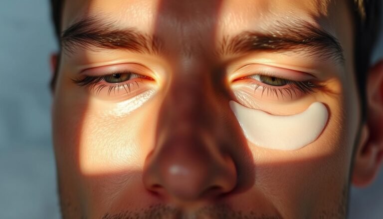 eye cream, dark circles, men