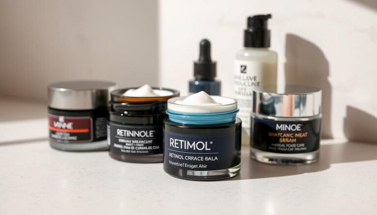 retinol products, anti-aging men