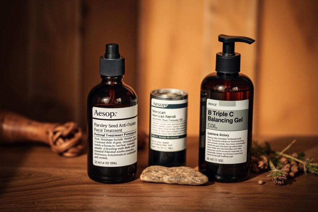 Aesop luxury skincare collection for men