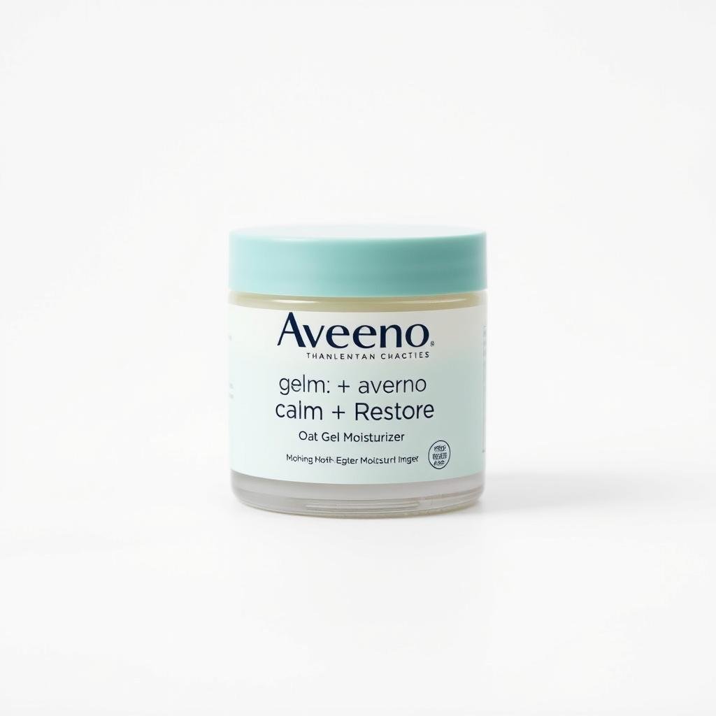 Bottle of Aveeno Calm + Restore Oat Gel Moisturizer