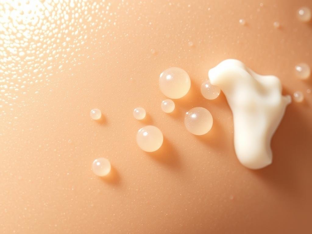 Close-up of Jackfir The Classic Daily Facial Cleanser texture showing jojoba beads