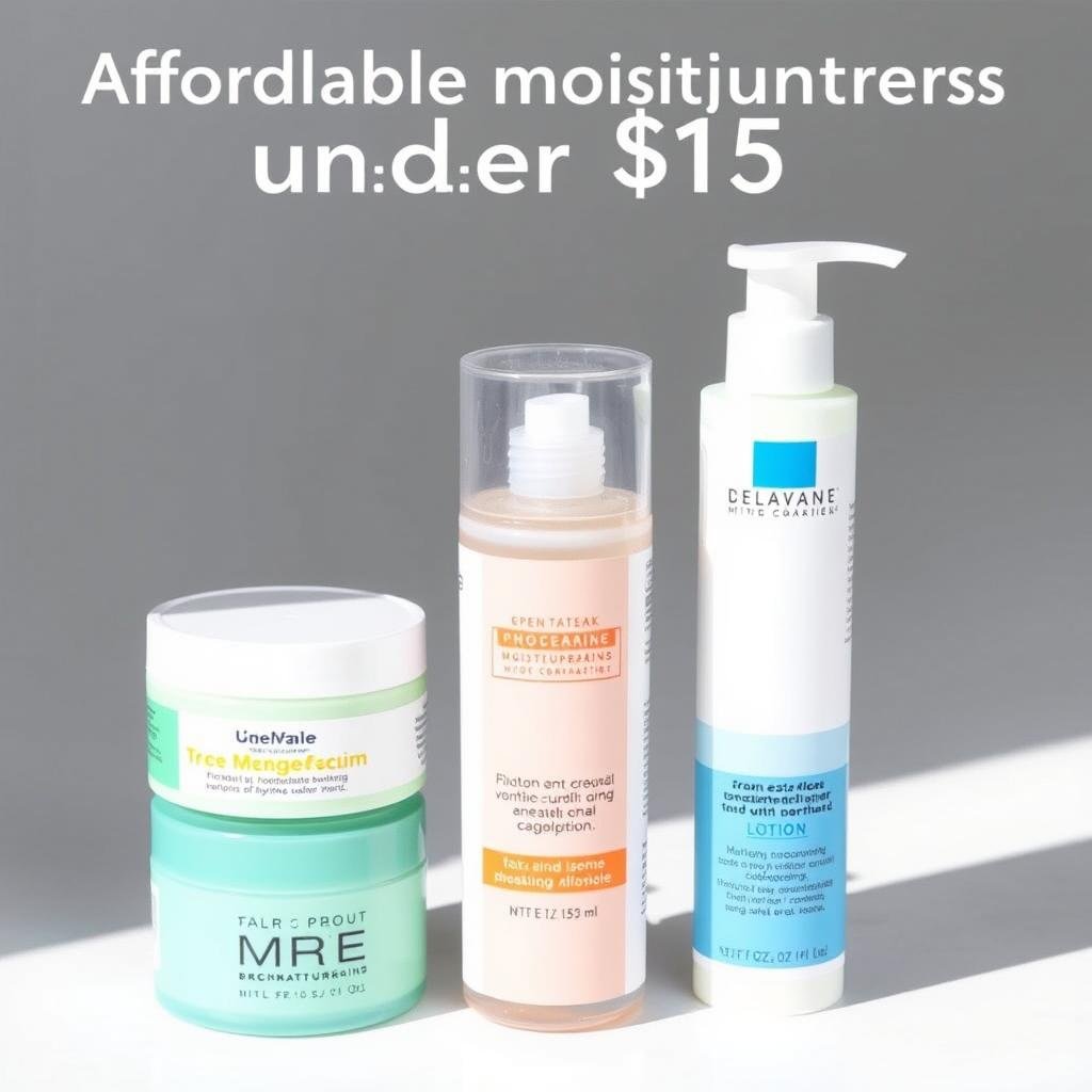 Budget-friendly moisturizers for different skin types