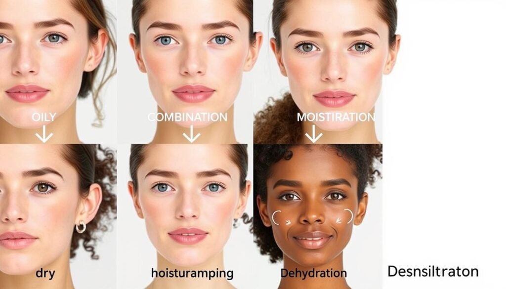 Different skin types and their hydration vs moisturization needs for men