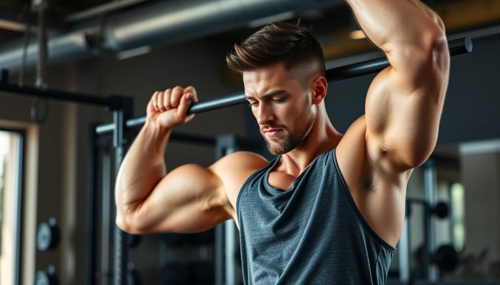 Man exercising with healthy joints thanks to hyaluronic acid