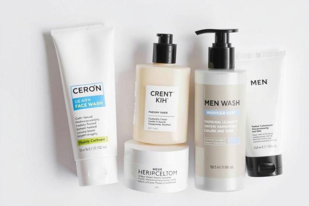 Men's face wash products for dry skin
