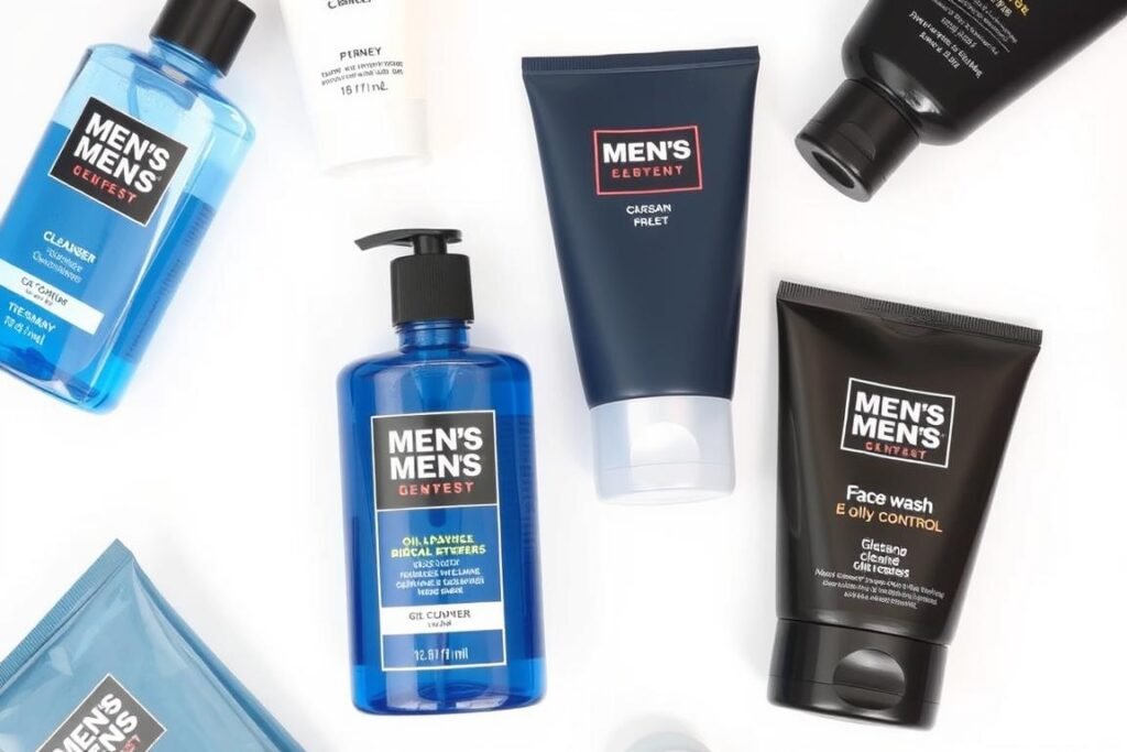 Men's face wash products for oily skin
