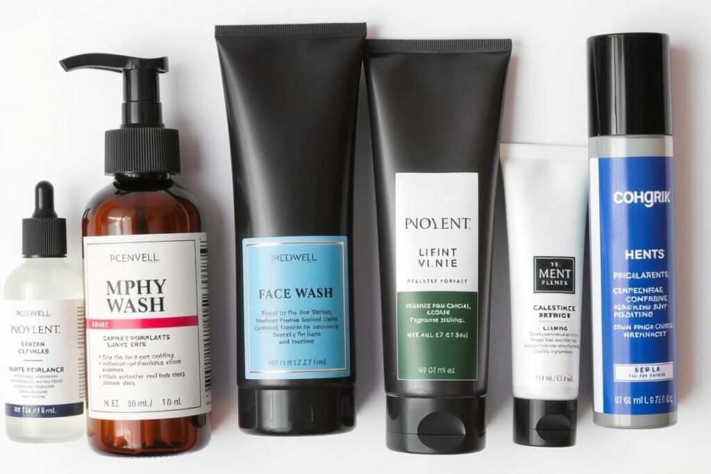 Men's face wash products for sensitive skin