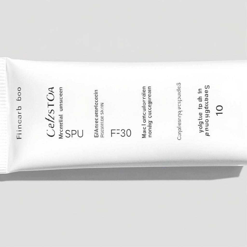 Mineral sunscreen for sensitive skin, part of a simple men's skincare routine