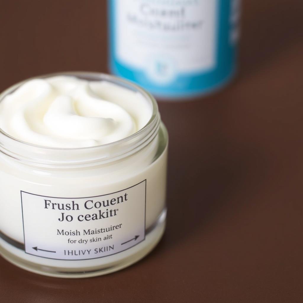 Rich cream moisturizer for dry skin, suitable for men's 3-step skincare routine